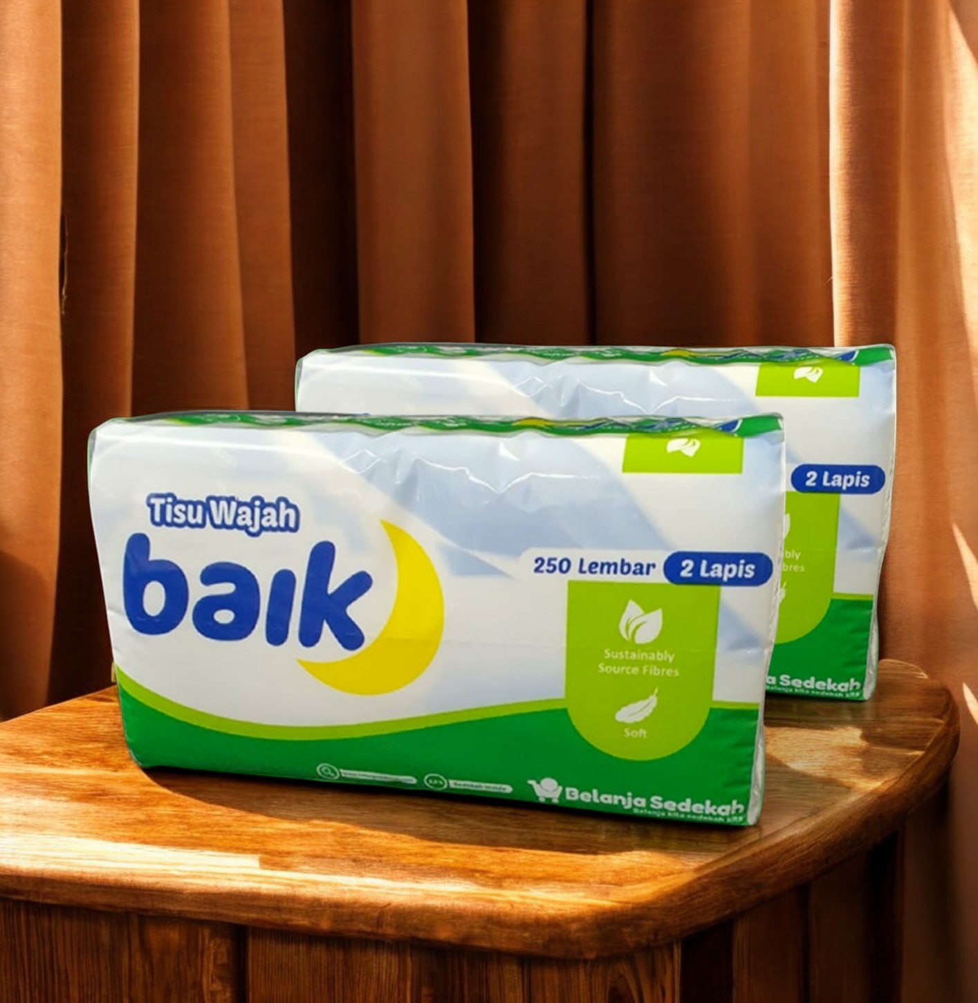 Tisu Baik 250 Ply- 2 Lapis